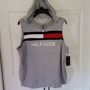 NWT - SHARP Hooded Sleeveless Top...Sz. XL